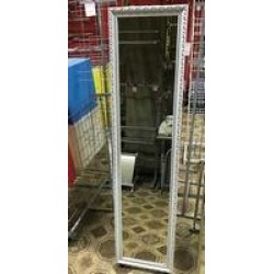 Арт. А400 Зеркало в рамке, ширина 400, h=1500мм, Белое